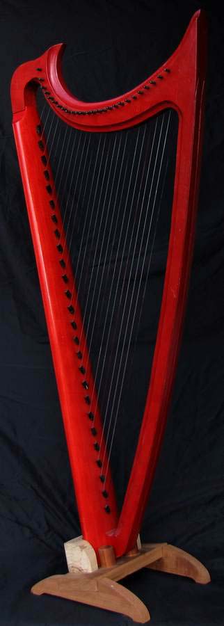 Example of
                one of my floor harps